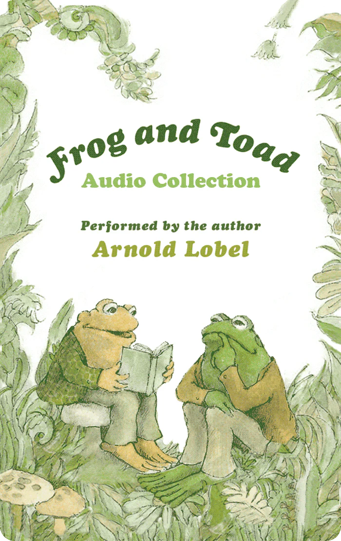 Yoto | Frog and Toad Audio Collection featuring Frog and Toad illustrated with plants in a friendly nature setting.