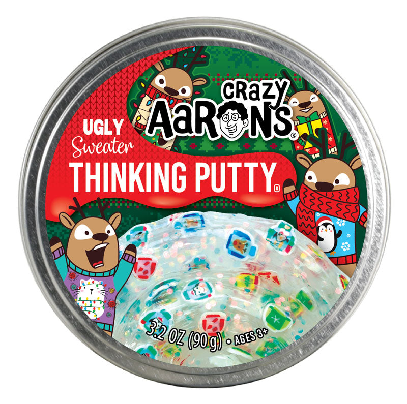 Holiday Ugly Sweater Thinking Putty