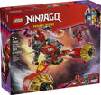 LEGO Ninjago Kai’s Mech Storm Rider set with mech, flying motorbike, and three minifigures for imaginative play.