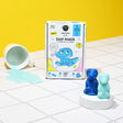 DIY Soap Maker Croco kit with natural latex molds and colorful soaps shaped like animals for kids aged 7 and over.