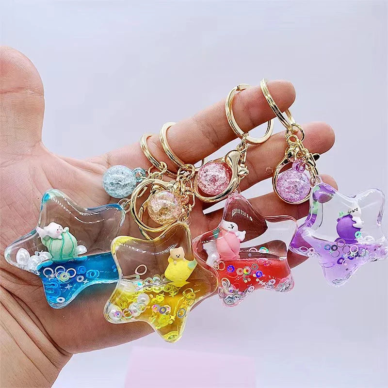Star Animal Keychain
