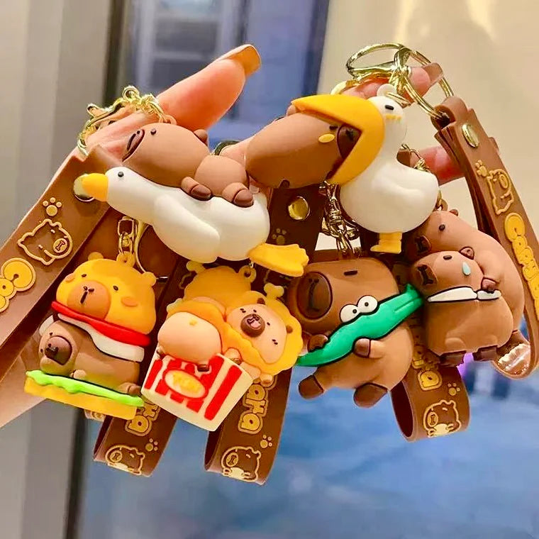 Capybara Kawaii Keychain