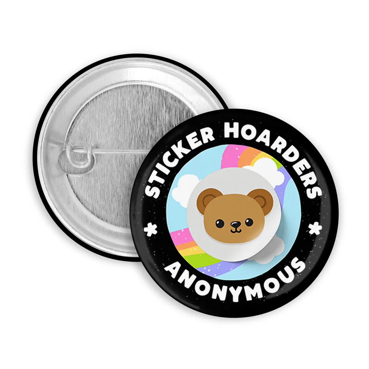 Button | Sticker Hoarders Anonymous