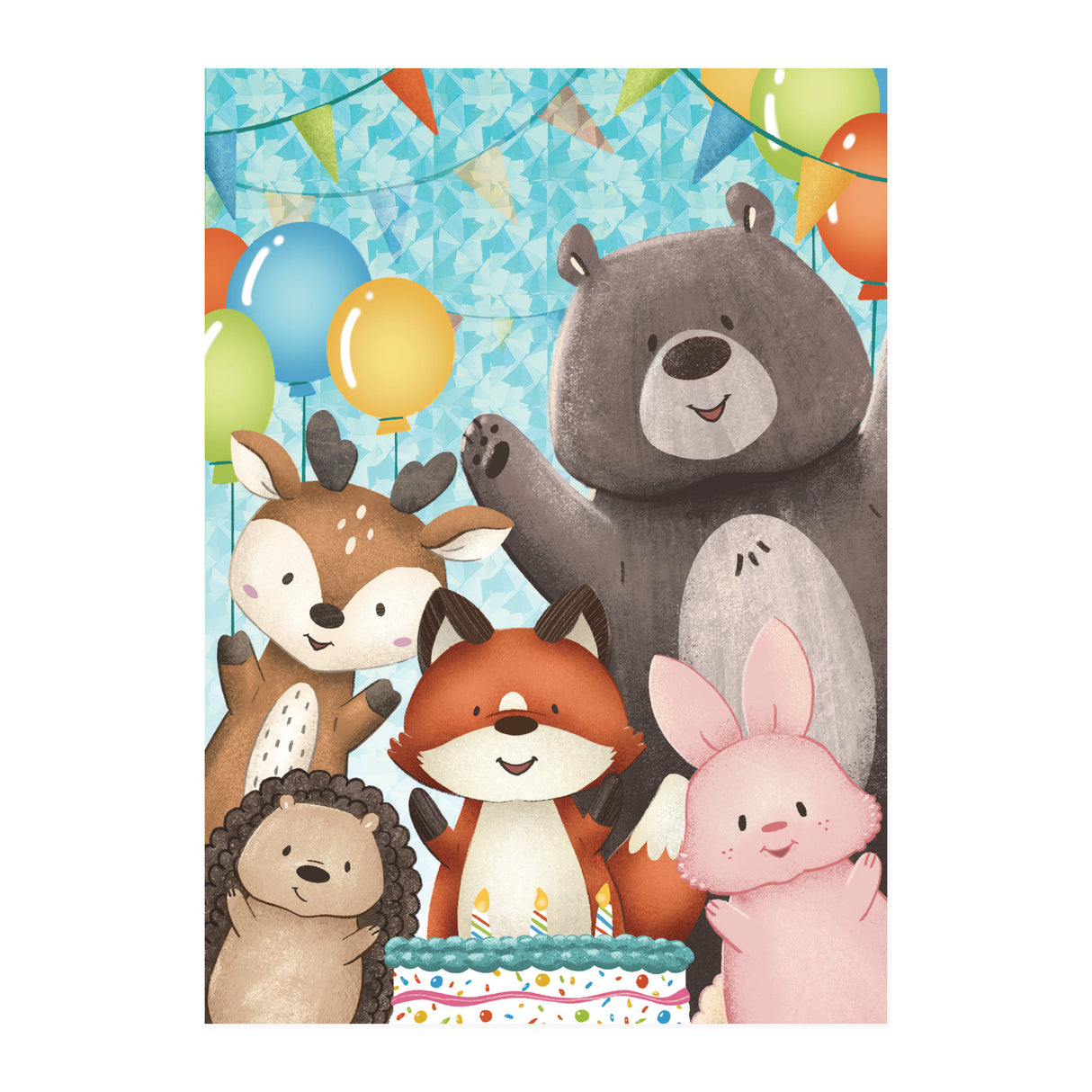 Wild Animals Birthday Card