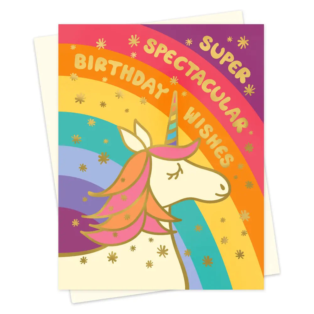 Spectacular Unicorn Birthday Card