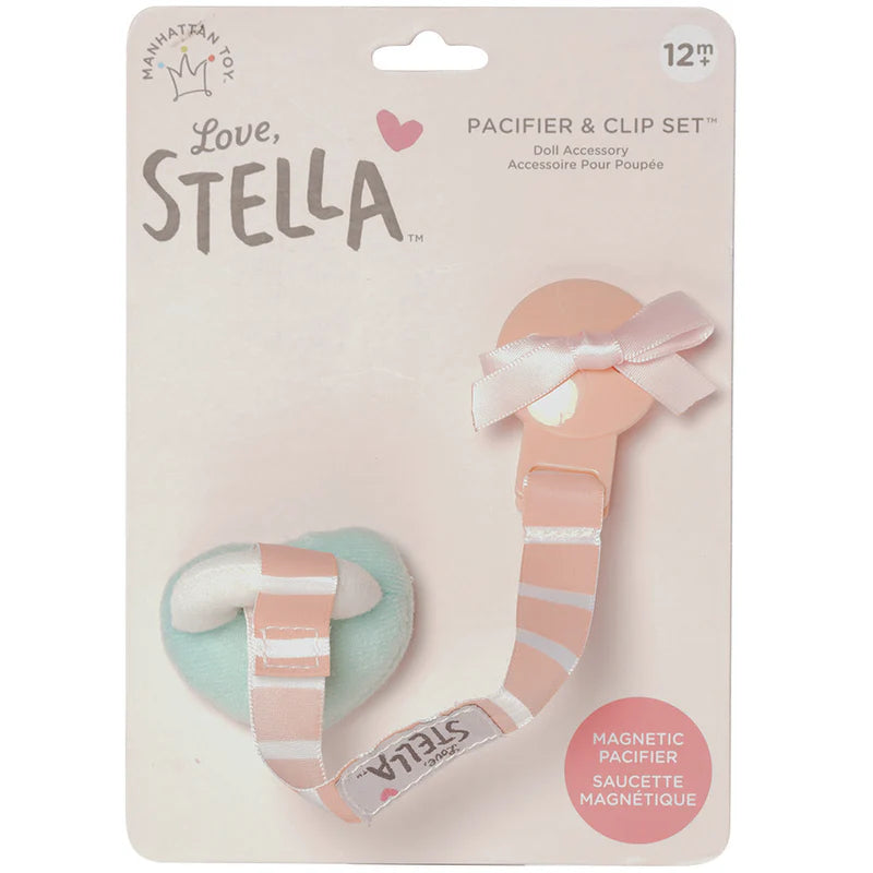 Love, Stella | Pacifier & Clip Set