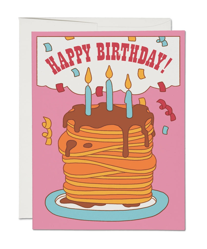 Happy Birthday Pancakes Card