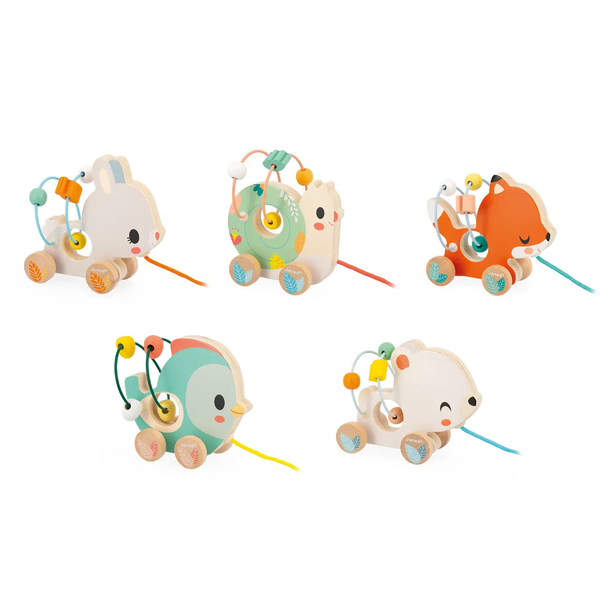 Pure Pull-Along Bead Maze Animal