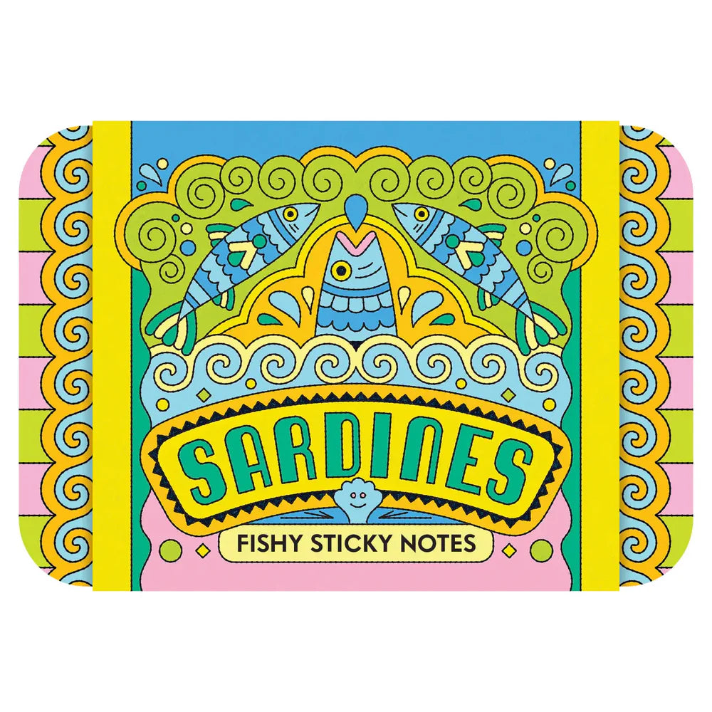 Sardines Fishy Sticky Notes