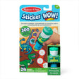 Melissa & Doug Sticker WOW! Dino refillable sticker stamper with 300 dinosaur stickers for fun, mess-free activities.