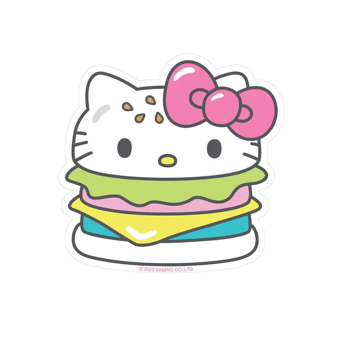 Hello Kitty Burger Sticker