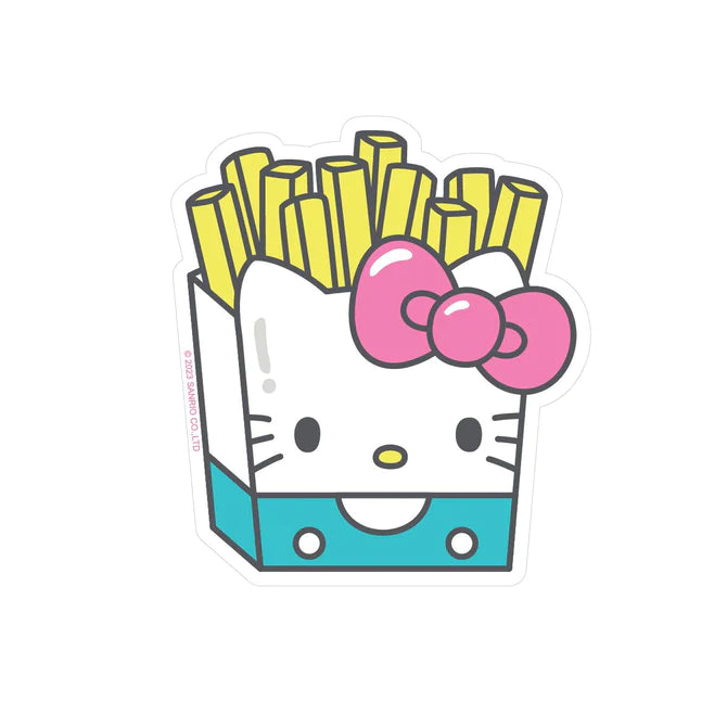Hello Kitty Fries Sticker