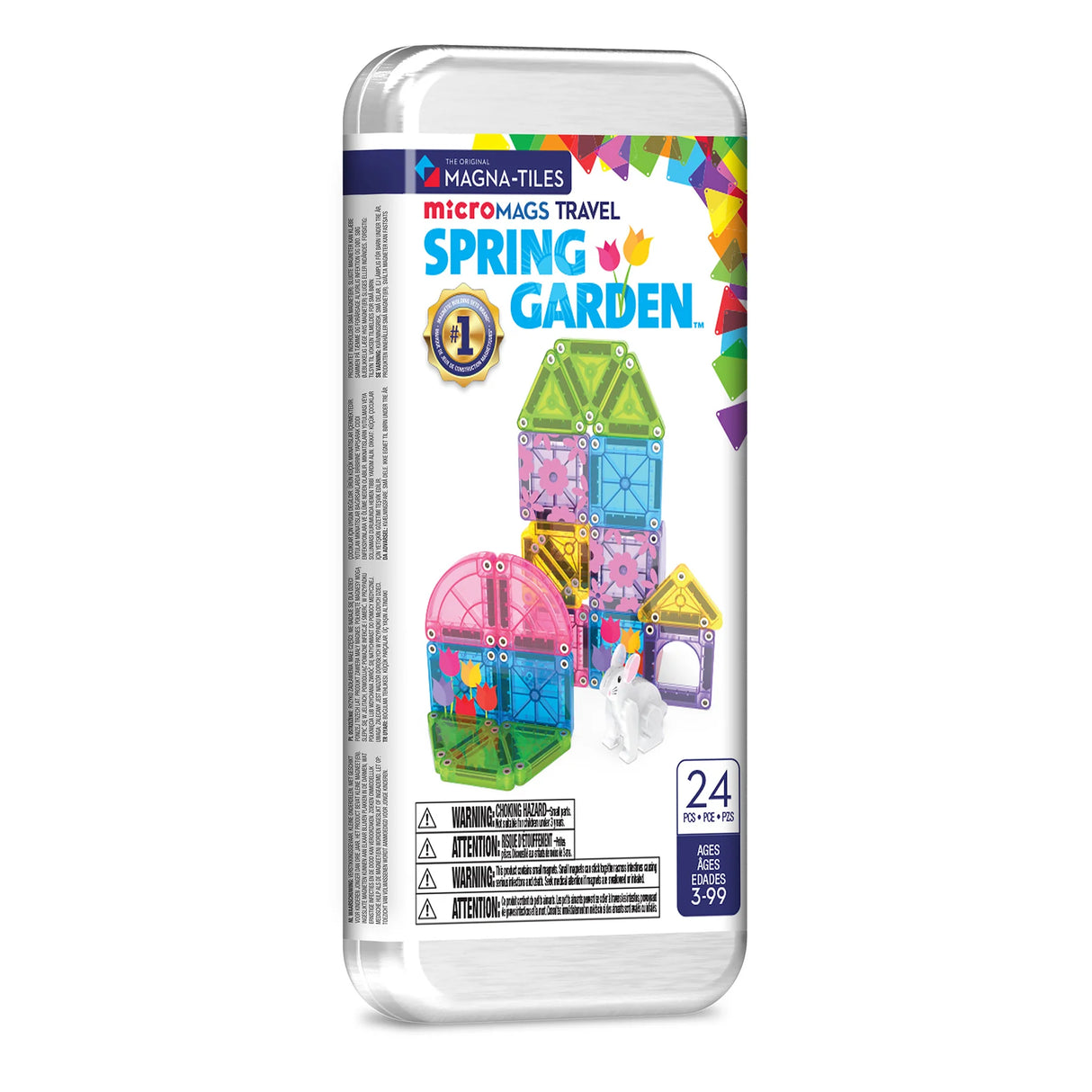 Magnatiles Micromags Travel Spring Garden