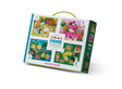 Four Puzzles to Grow On | Playful Pets box with four colorful puzzles of varying piece counts for ages 4+