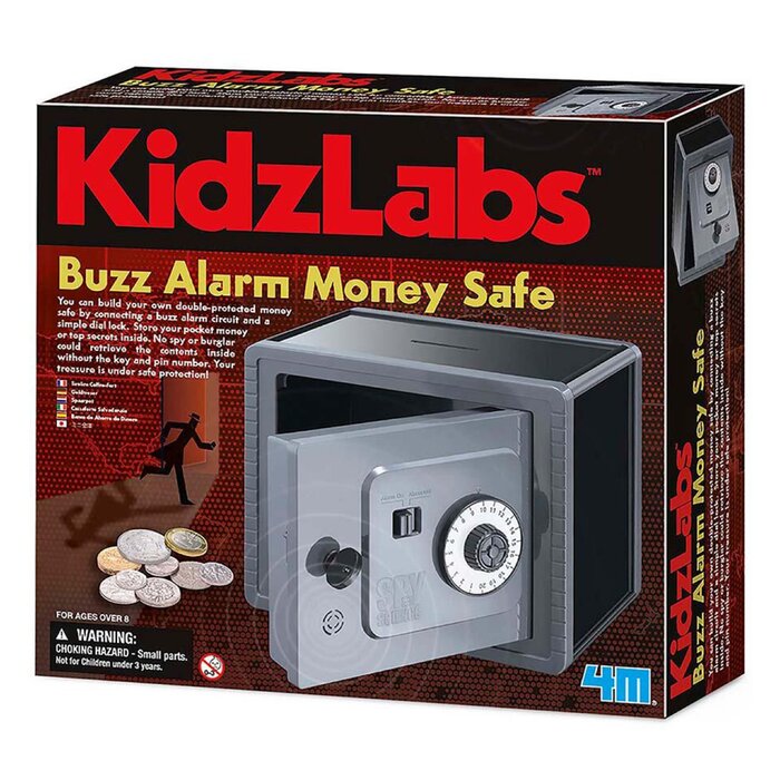 KidzLabs Buzz Alarm Money Safe