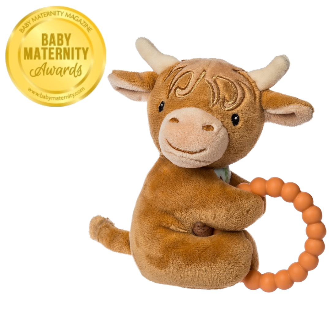 Highland Cow Hetty Teether Rattle