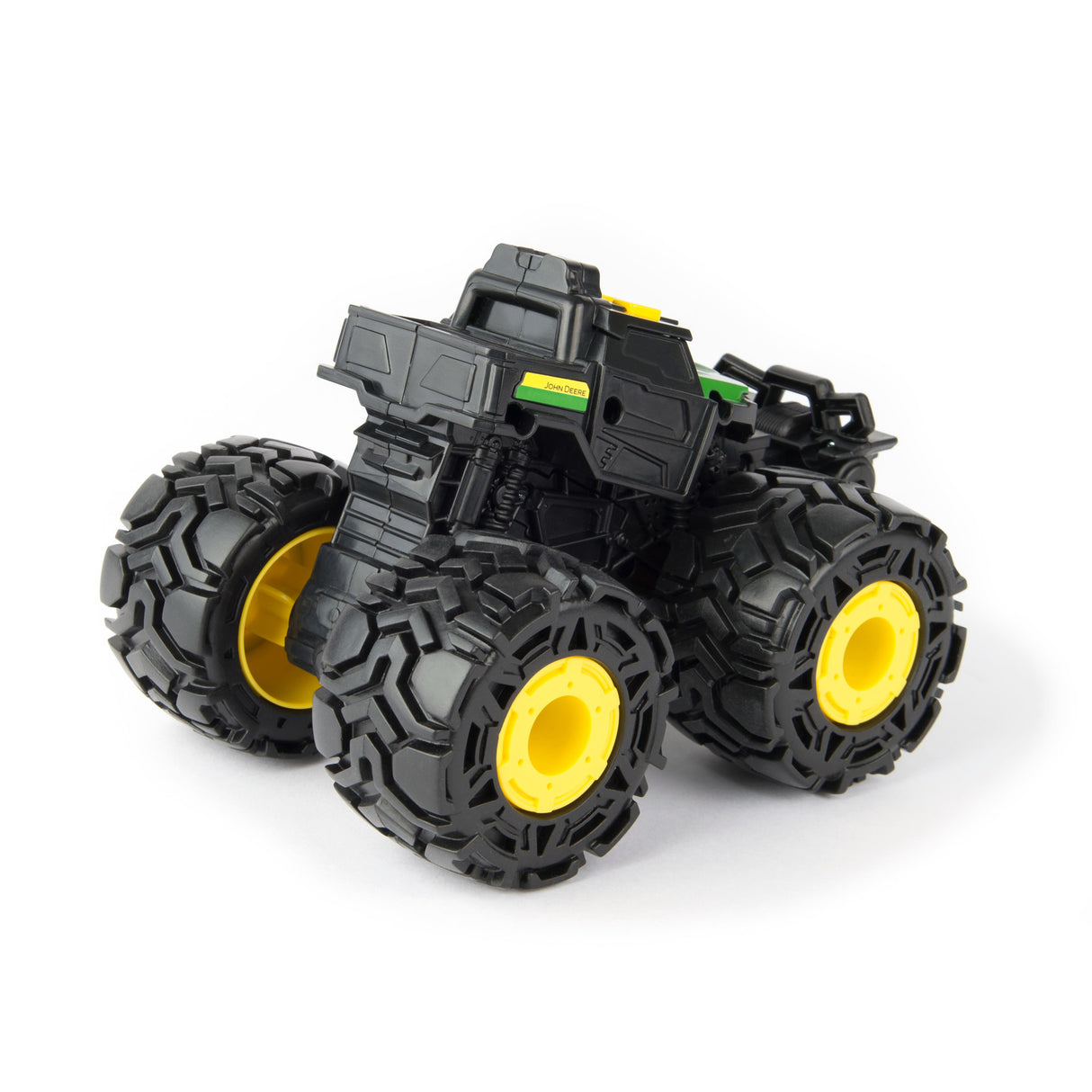 John Deere Lights & Sounds Gator toy with large bouncy tires and rugged tire treads perfect for outdoor play.