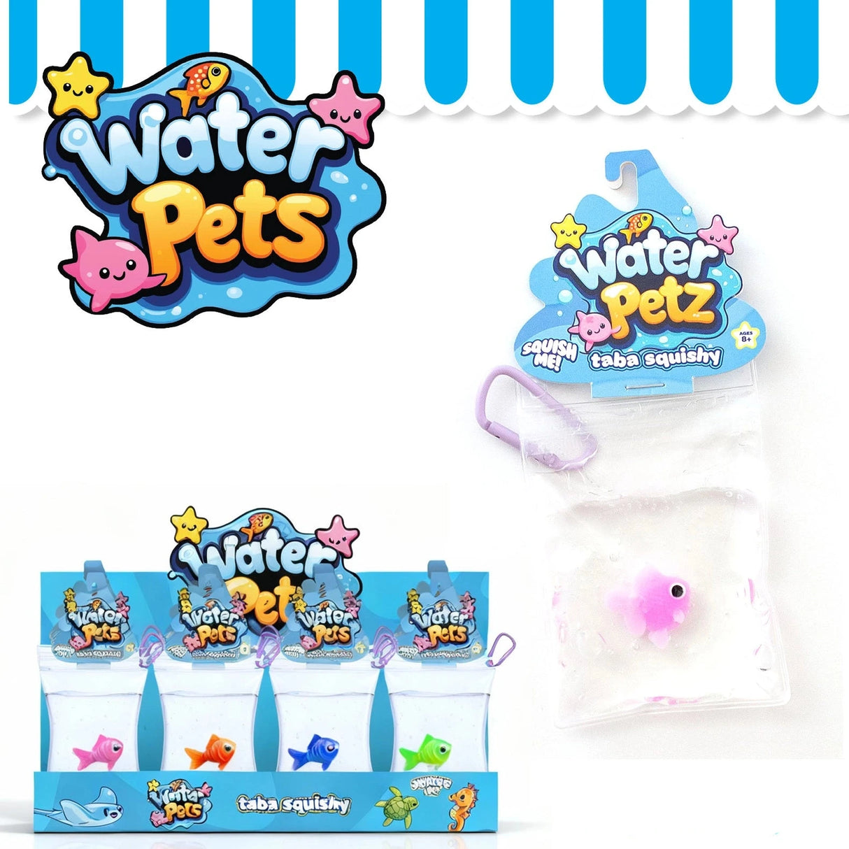 Mushmeez Taba Squishy Water Pet