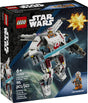 LEGO Star Wars Luke Skywalker X-Wing Mech building toy with posable mech and minifigure for kids ages 6 and up.