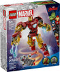Super Heroes Marvel Iron Man Mech vs Ultron LEGO set with buildable mech, Iron Man, and Ultron minifigures, ages 6+