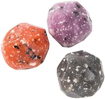 Stone Bouncy Ball in assorted colors resembling beautiful stones with a glowing effect, each sold separately.