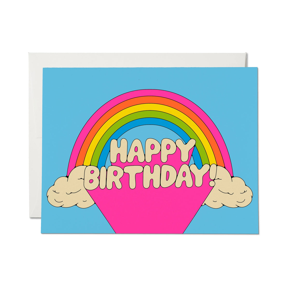 All Over Rainbows Happy Birthday Card