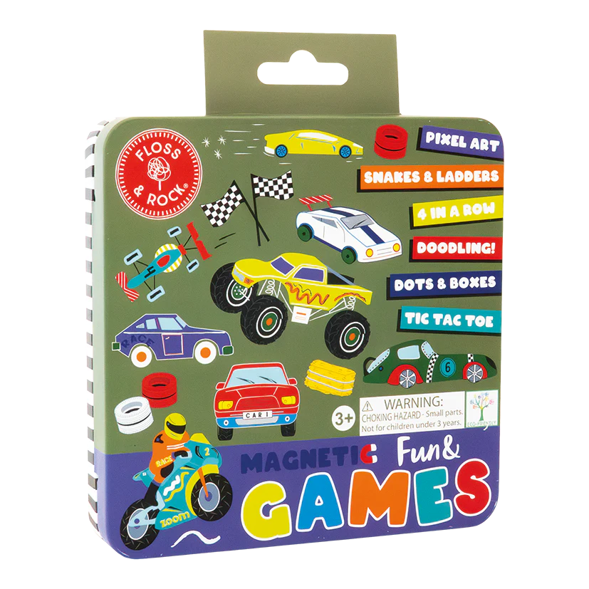 Magnetic Games Tin | Cars