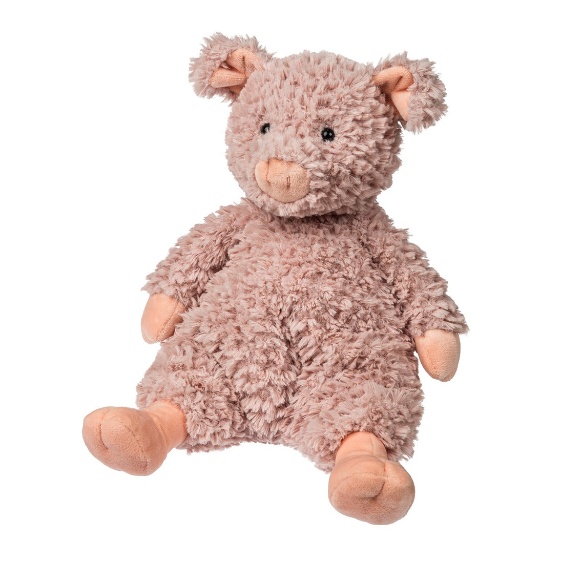 Snuggables Pig plush toy with soft, textured fabric, weighted body, and floppy design, perfect for toddler hugs and playtime.