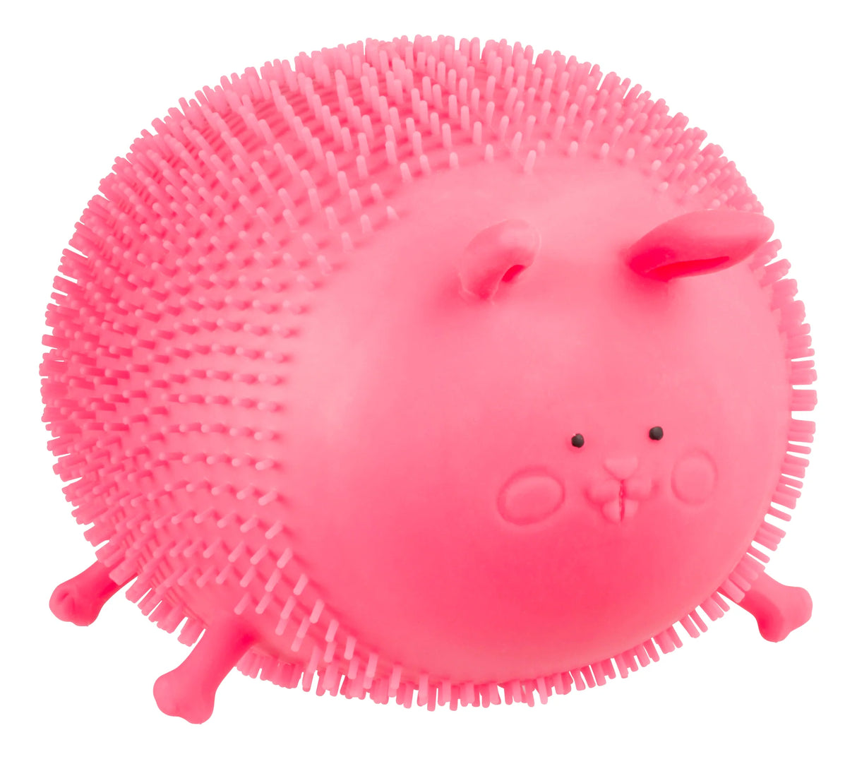 Farm Fresh Soak & Grow pink stretchy farm animal toy with soft spikes, perfect for kids who love to fidget and play.