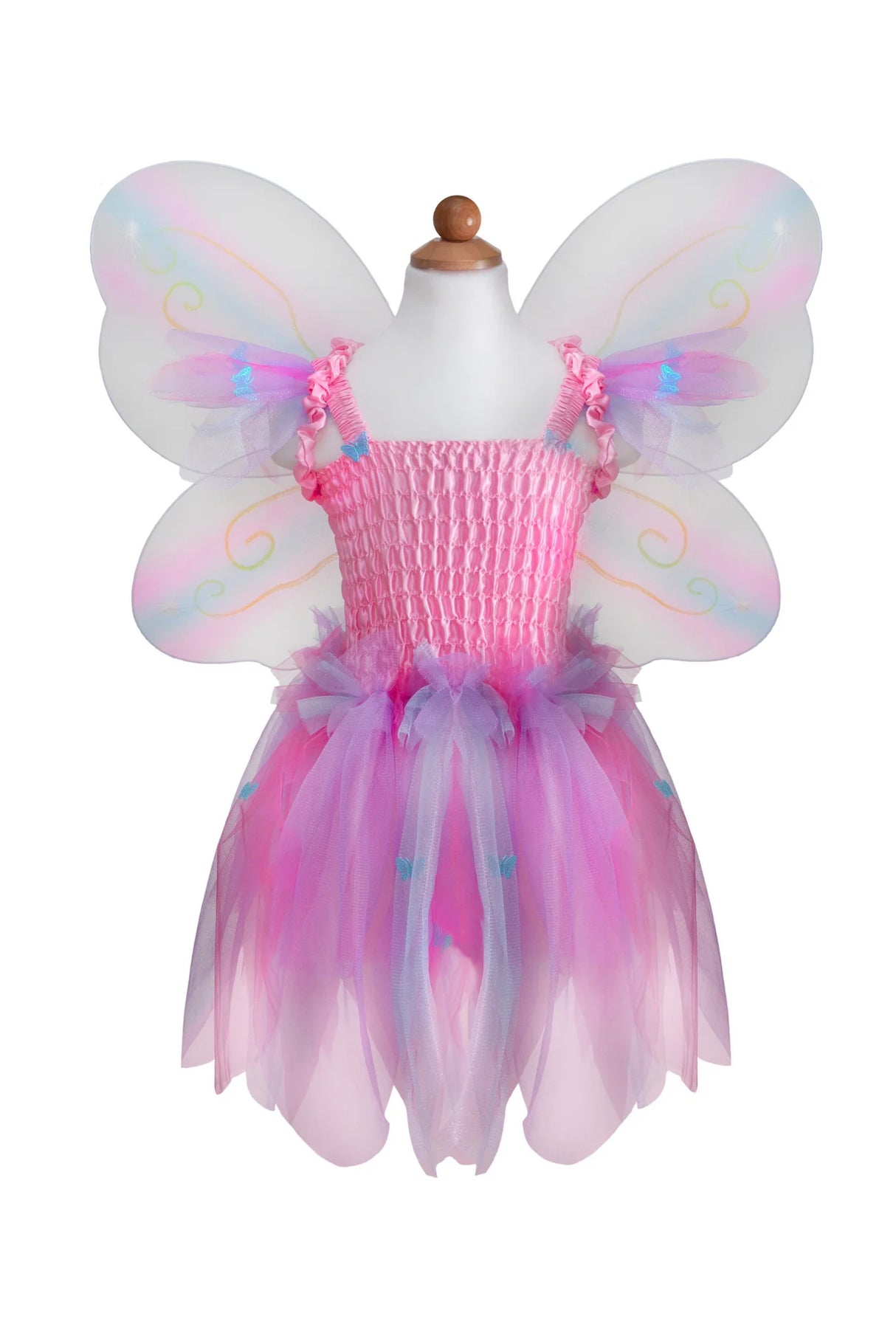Butterfly Dress & Wings with Wand | Pink