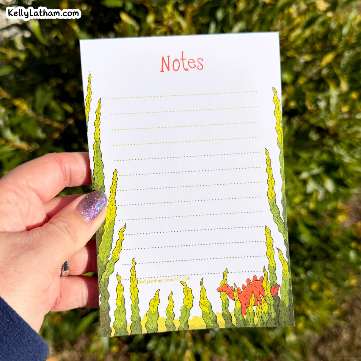 Stegosaurus Dinosaur Notepad