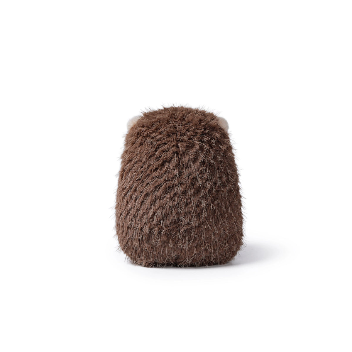McHugs Weighted Little Hedgehog brown plush toy shown from behind