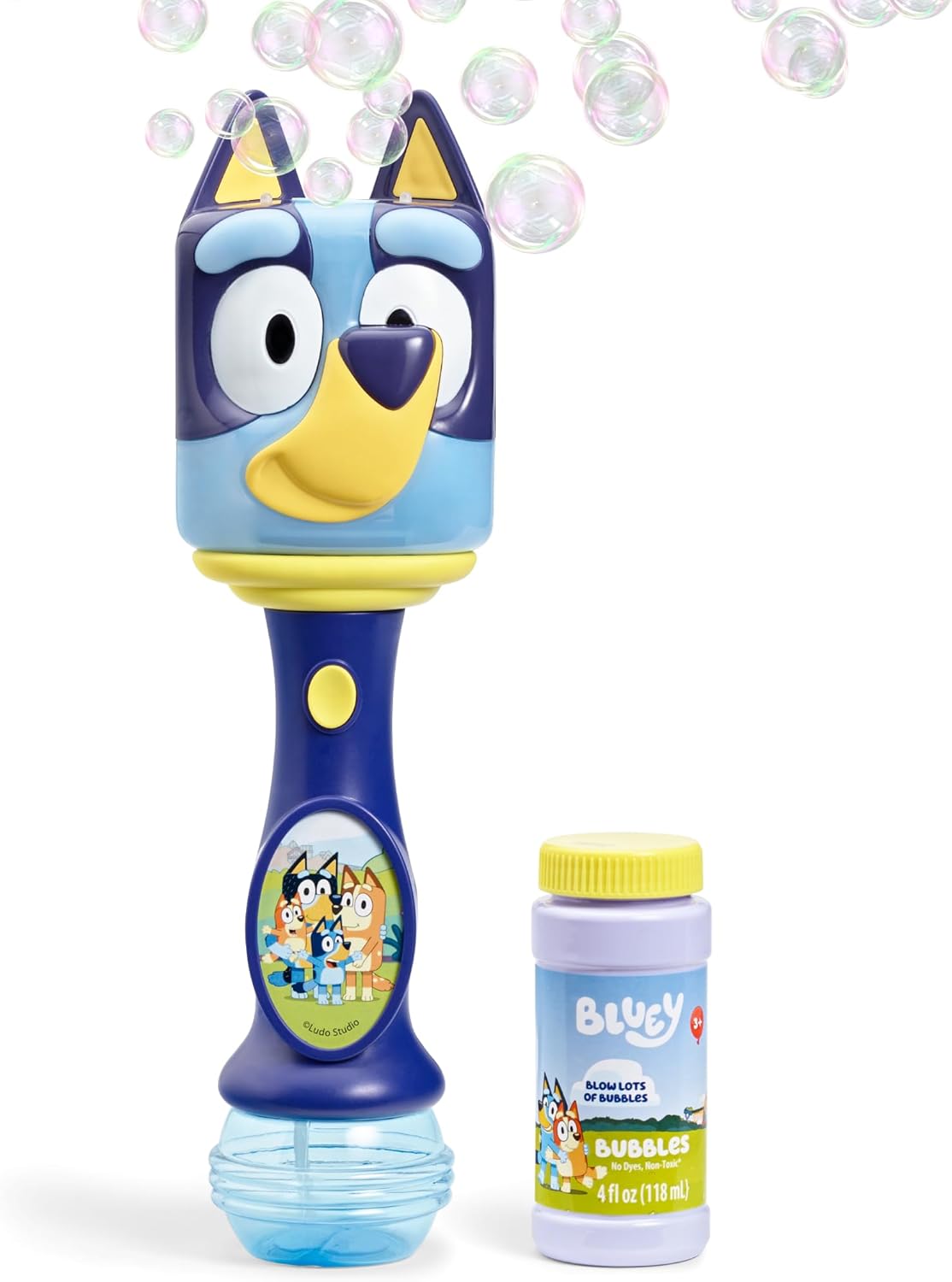 Bluey Lights & Sounds Bubble Wand – Treehouse Toys