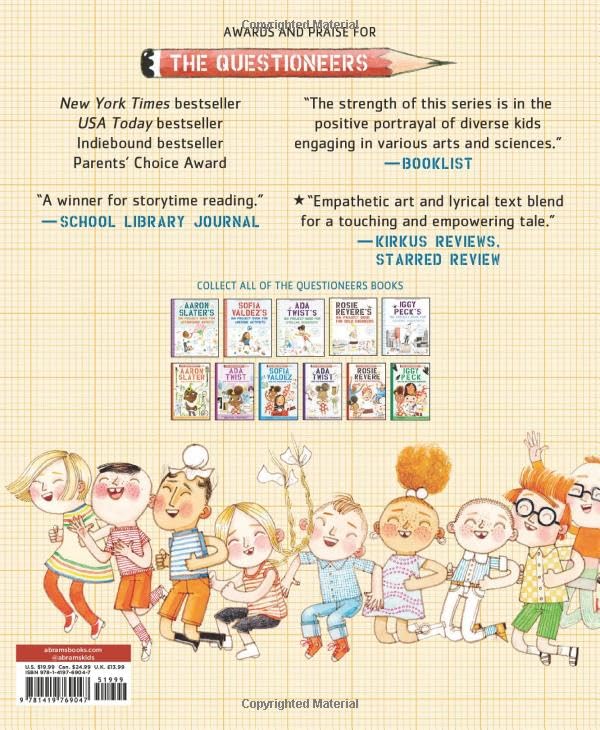 Lila Greer Teacher of the Year book back cover with awards and illustrations of diverse children smiling and dancing.