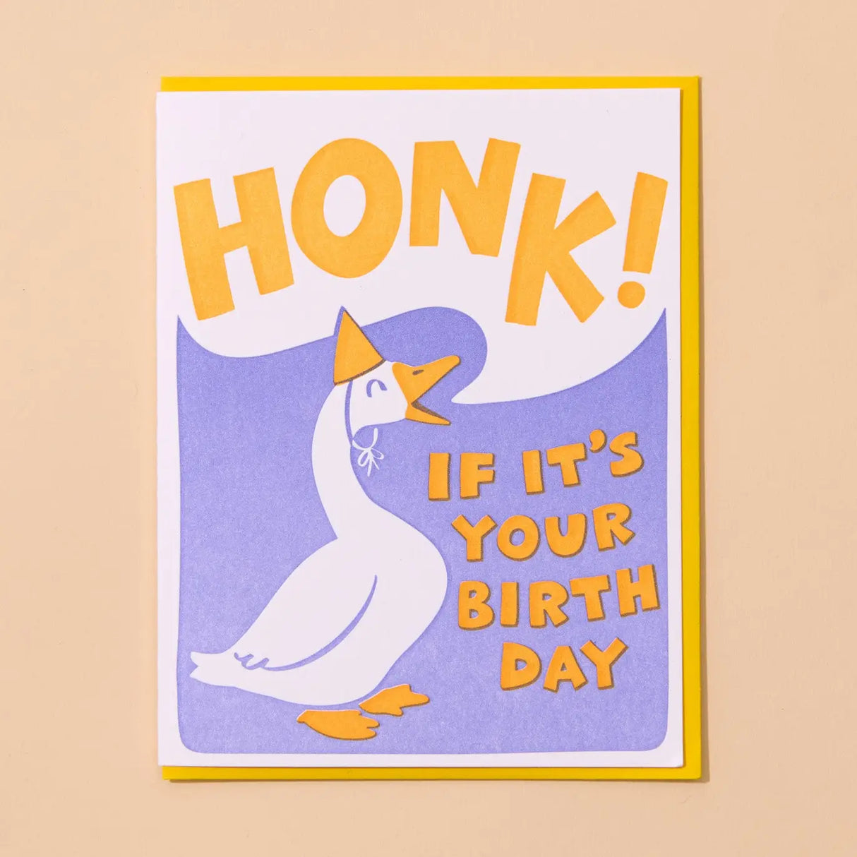 Honk Goose Birthday Card