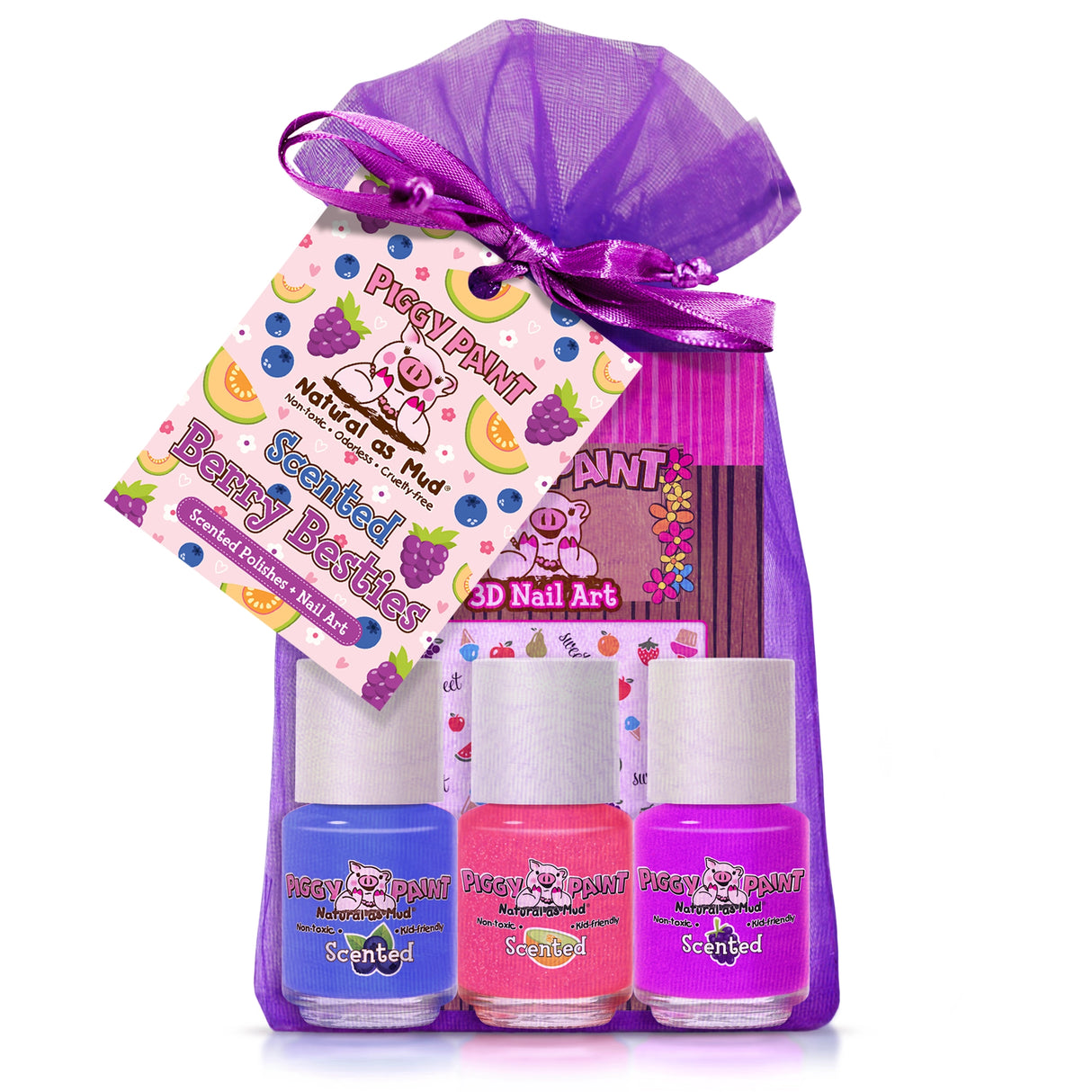 Nail Polish Scented Berry Bestie Set