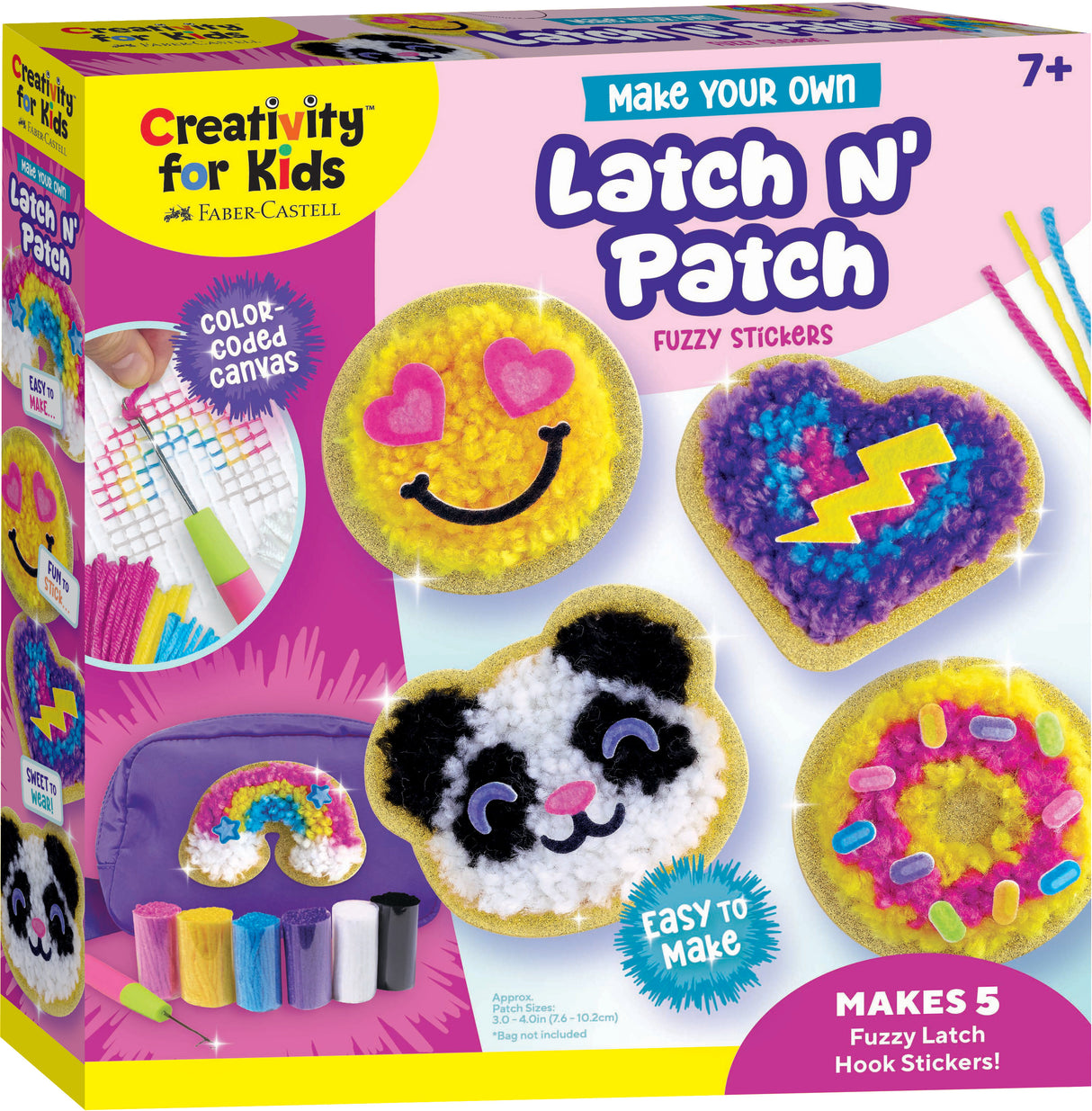Latch n Patch Fuzzy Stickers