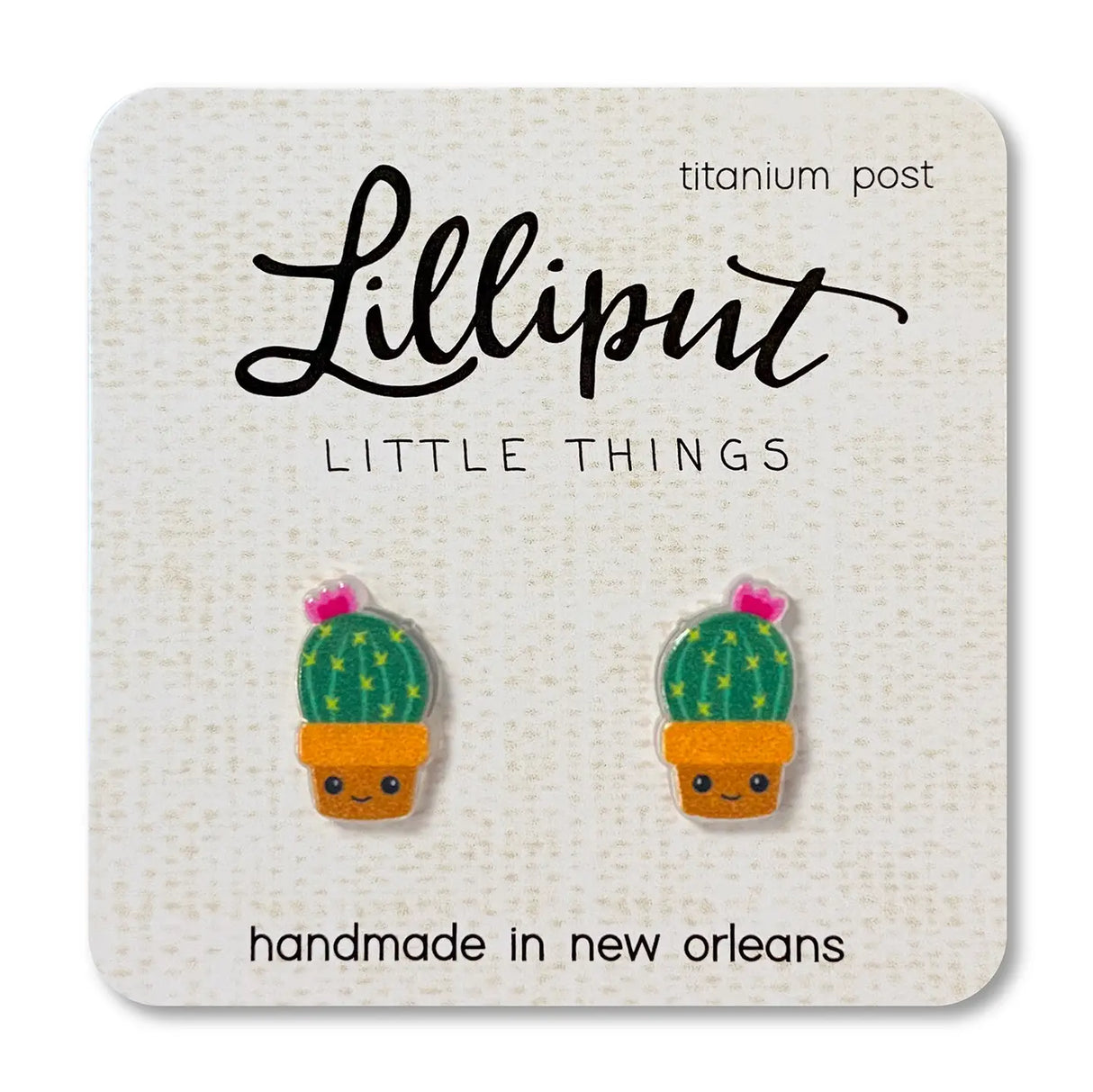 Earrings | Kawaii Cactus