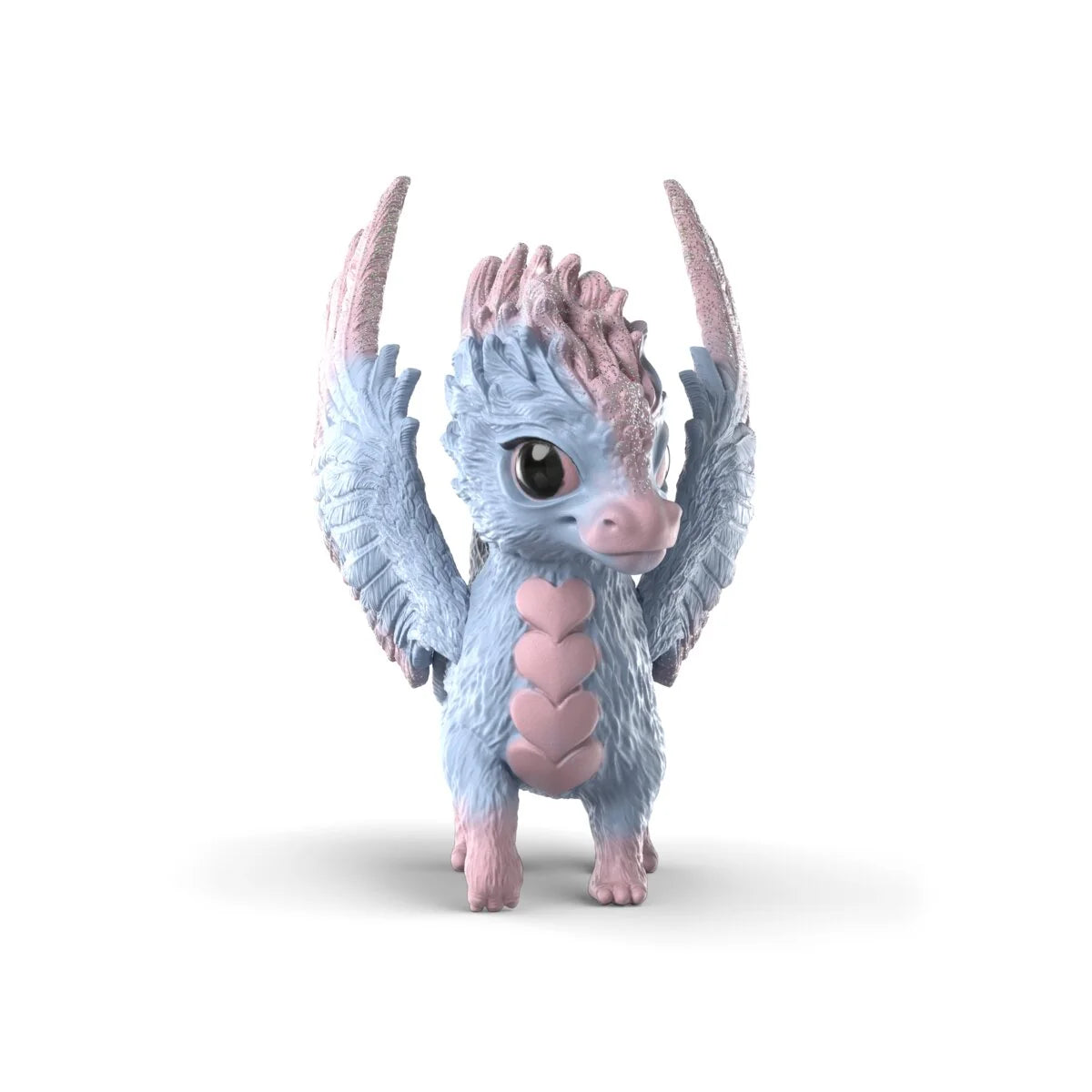 Bayala | Baby Crystal Dragon blue and pink dragon toy with wings