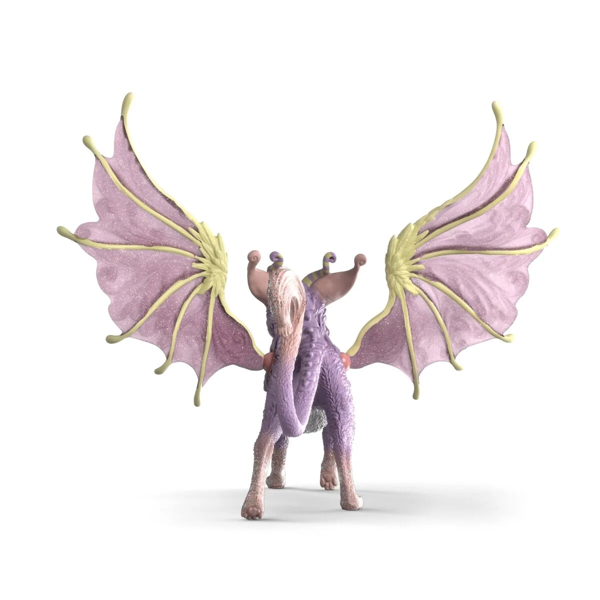 Bayala | Winged Cat Dragon toy with lavender wings and a long tail standing upright