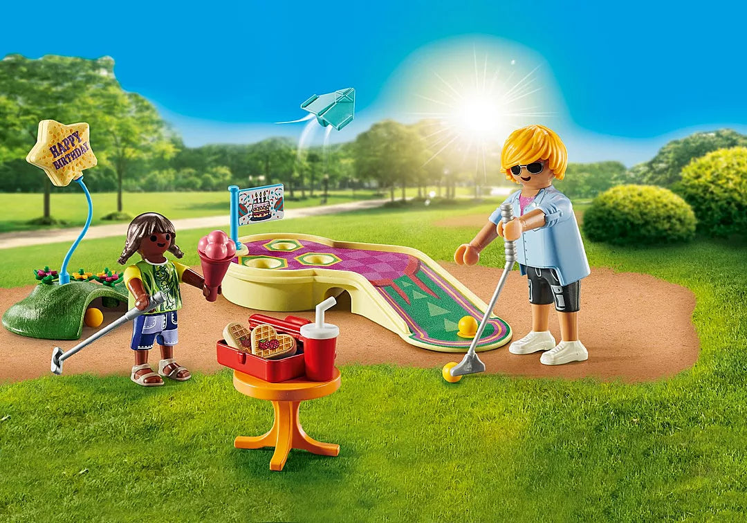 My Life | Mini Golf set with playful figures, mini golf course, and accessories for endless fun outdoors.