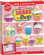 Mini Shake Shop book and activity kit with clay, stickers, and tools for crafting cute non-edible milkshake and boba tea treats.
