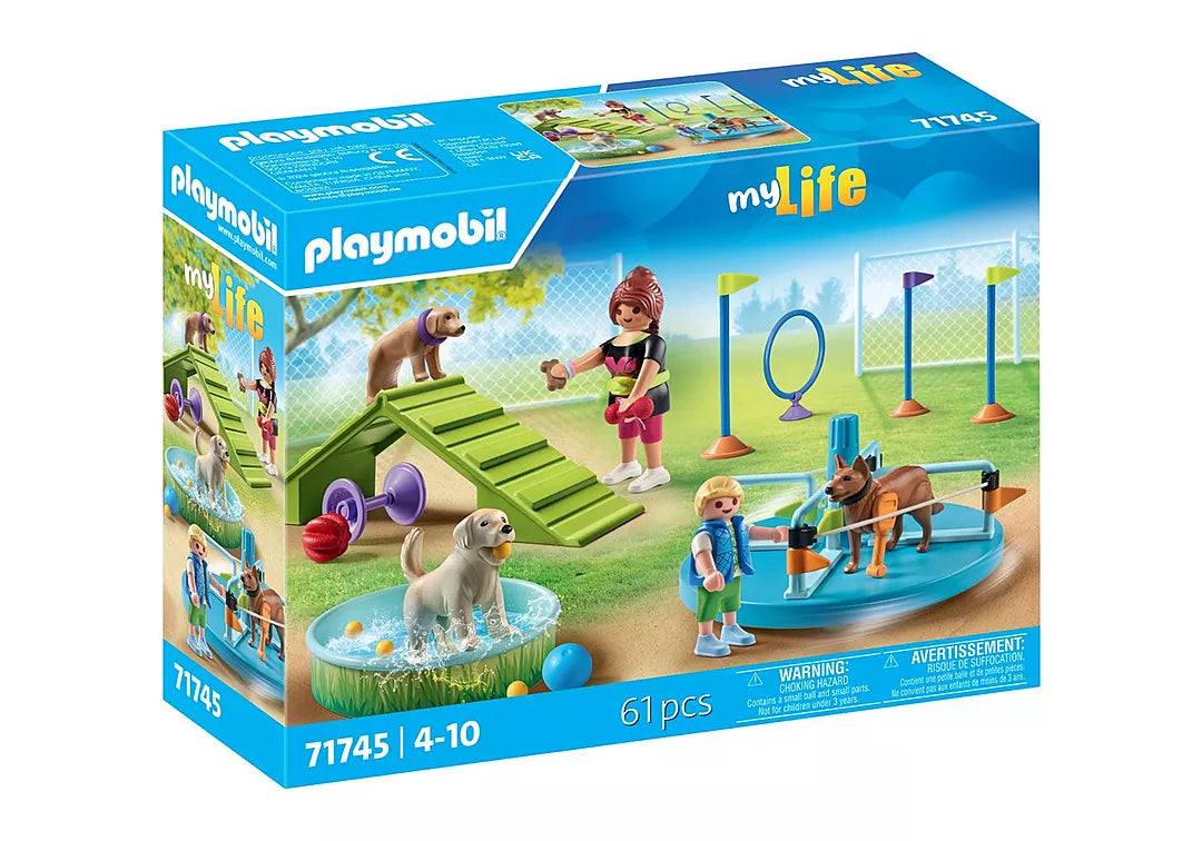 My Life | Dog Park toy set featuring children dogs and colorful agility equipment