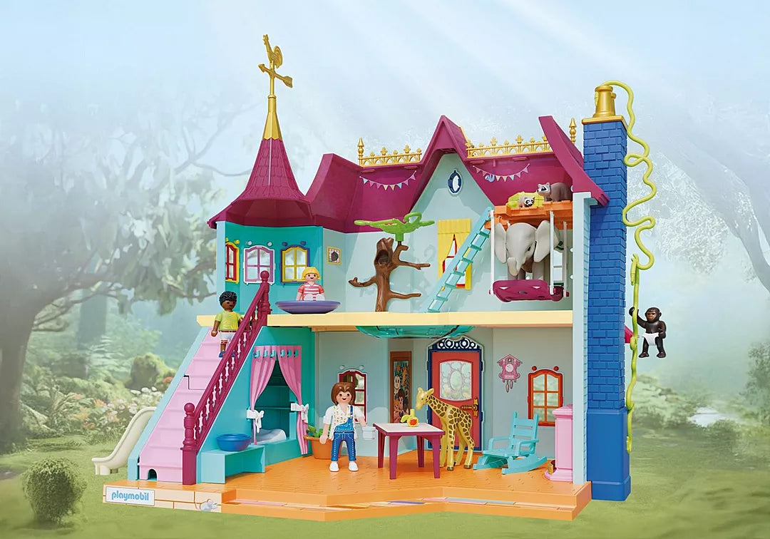 Animals & Friends | Animal Mansion colorful animal dollhouse with rooms and animal figures
