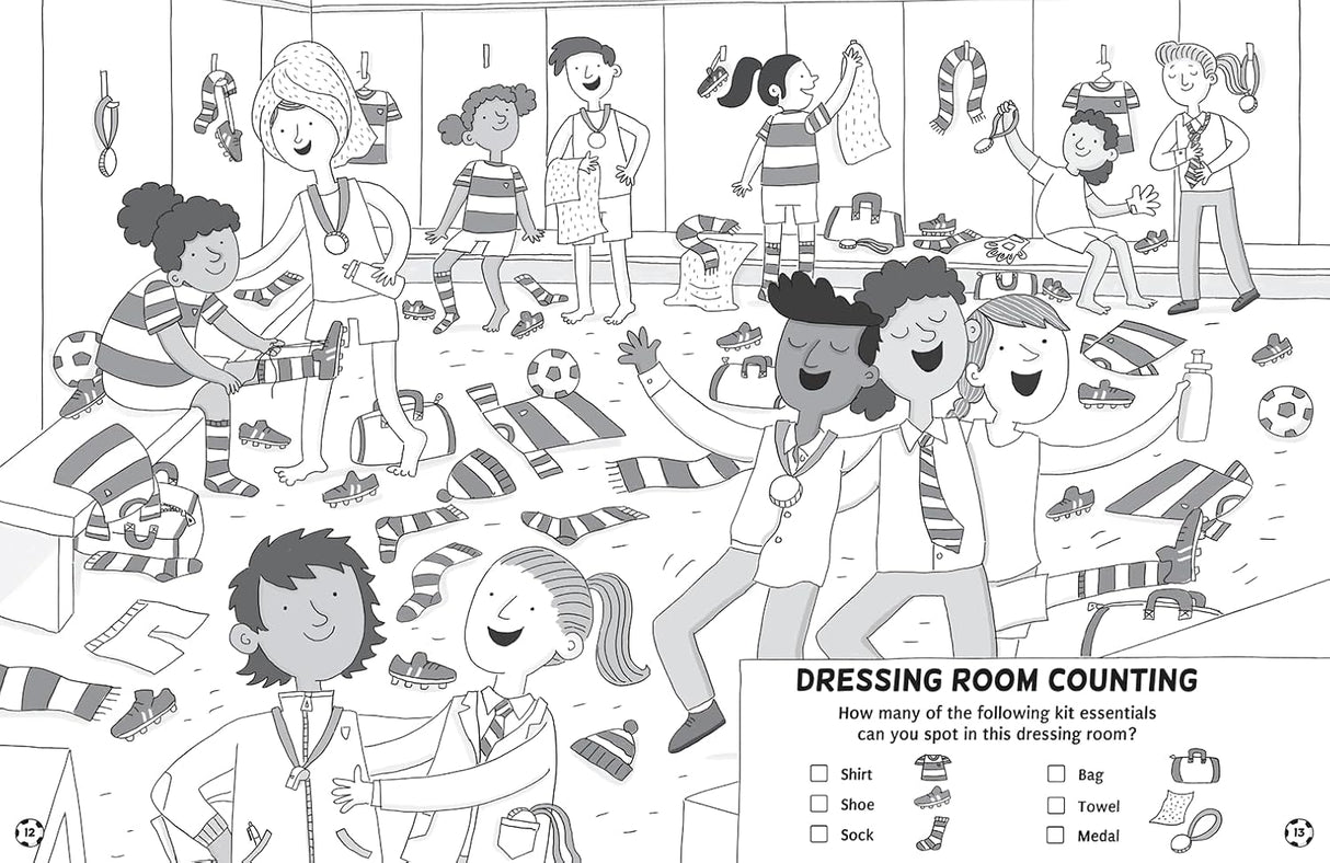 Soccer Coloring & Activity Book
