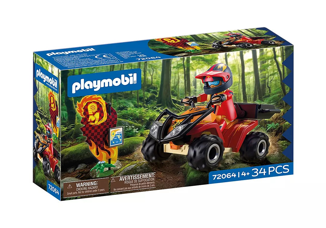 Cars | Off-Road Quad toy set with red quad and rider