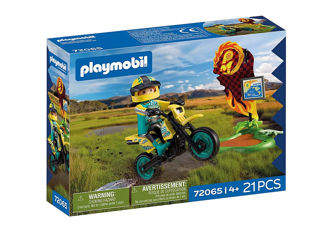 Cars | Off-Road Motor Bike boxed toy set with rider and motorbike