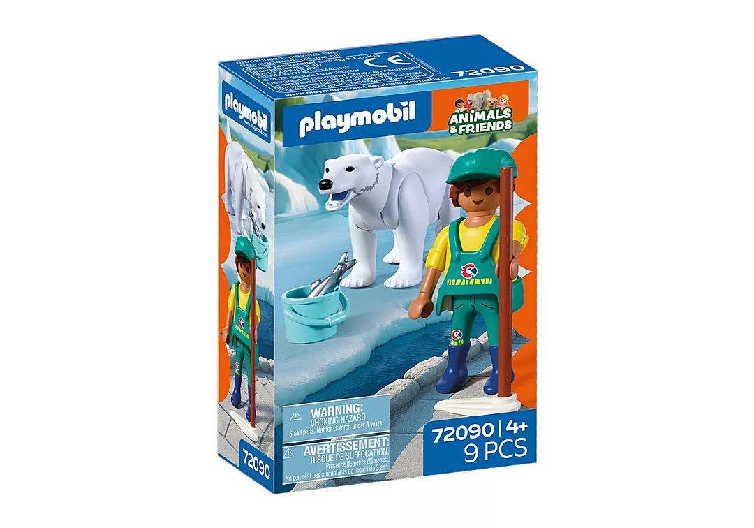 Animals & Friends | Zoo: Polar Bear & Keeper