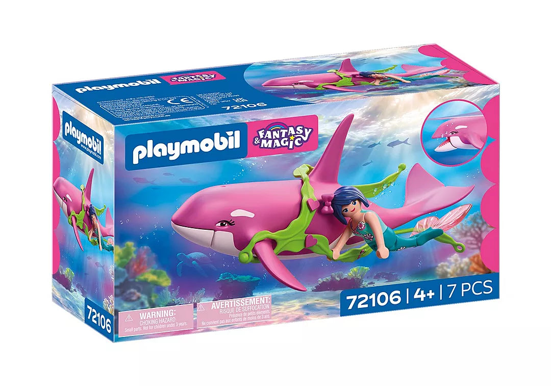 Fantasy & Magic | Orca with Mermaid