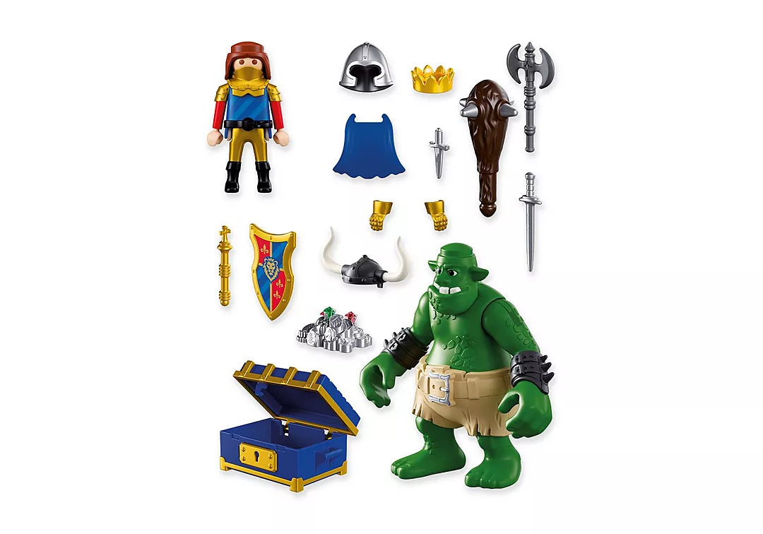 Knights | Troll with Lion Knight Treasure
